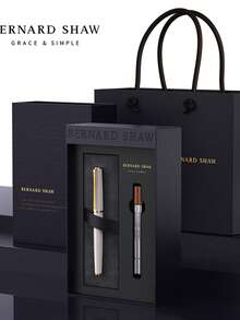 1 Packung, Business Unterschriftspen, Kugelschreiber, Kugelschreiber Nachfüllset, hochwertiger Business Signaturstift, Business Füllfederhalter, Abschlussgeschenk, Weihnachtsgeschenk, Lehrertag Geschenk, Geburtstagsgeschenk, Werbegeschenk, Kugelschreiber mit geschmeidiger Schrift, Kugelschreiber Nachfüllset der Stern Serie, kommt mit Geschenktüte