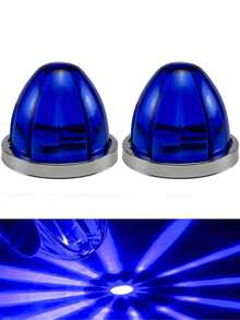 2 件西瓜皮卡 LED 灯，卡车侧灯，指示灯，侧灯，LED 灯，卡车零件，船舶信号灯，12-24V 宽度指示灯，适用于皮卡、拖车、卡车、巴士、露营车、房车