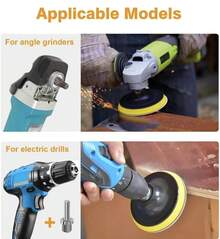Discos de Lijado Redondos de Uds de Lija Gancho y Bucle para Amoladora y Herramienta Durabilidad 5 pieza - 04257 - Ver 4