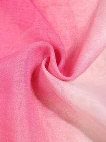 1 件春季新款轻质雪纺印花小围巾/披肩，适合日常使用