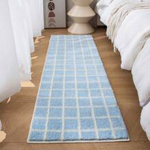 Decorative Rugs - Blue Plaid - View 7