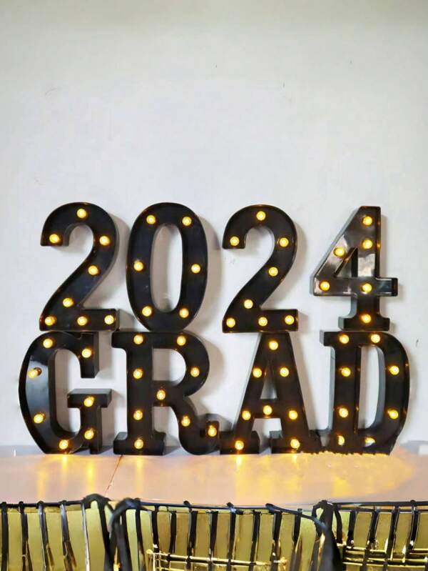 1pc 21.8cm/8.58in Height Festival And Party Lighting,Christmas Decorations Lights Outdoor, LED Lamp,Numbers 0-9, Letters A-Z, Christmas Decoration Numbers Lights, Holiday Accessory, Wedding Birthday Party Supplies, Room Scene Decor