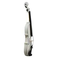 New 4/4 Acoustic Violin Case Set With Bow & Rosin, White Durable Hard Shell For Violin Protection & Travel - White - View 5