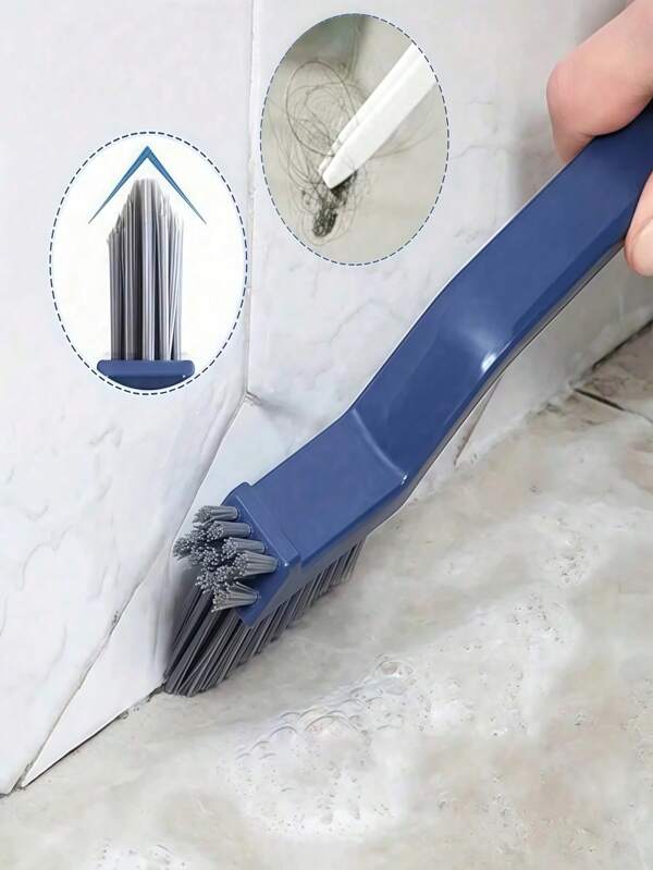 1pc Bathroom Cleaning Brush, Crevice Brush, Multifunctional Cleaning Brush, Shopping Mall Clip-On Window Cleaning Brush, Kitchen Multifunctional Crevice Brush Cleaning Tool, Cleaning Supplies, Suitable For Kitchen, Bathroom