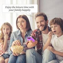 2 Pack Remote Cover For Roku Battery Cover For  Roku Smart TV Steaming Stick Remote Silicone Remote Case For Roku Universal Protective Controller Sleeve Skin Glow In The Dark Green Purple - 輝綠和輝紫 - 查看 6