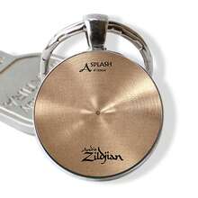 锌合金鼓形钥匙扣，休闲风格，搭配优雅的黄色玻璃，适合作为 DJ 和音乐家的街头服饰配件，学校汽车配件，可爱哥特 Y2k - 多色新-6 - 查看 10