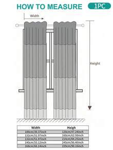 1pc Solid Single Panel Sheer Curtain, Rural Living Room, Bedroom, Bay Window, Balcony, White Gauze Curtain - Multicolor - View 3