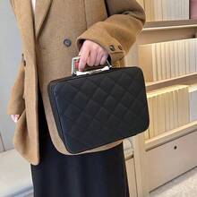 Makeup Bag With Mirror, Foldable Tray Travel Makeup Bag, Professional Makeup Case Designed For Women To Hold All Cosmetics,Makeup Bag,Travel Essential - Multicolor - View 6