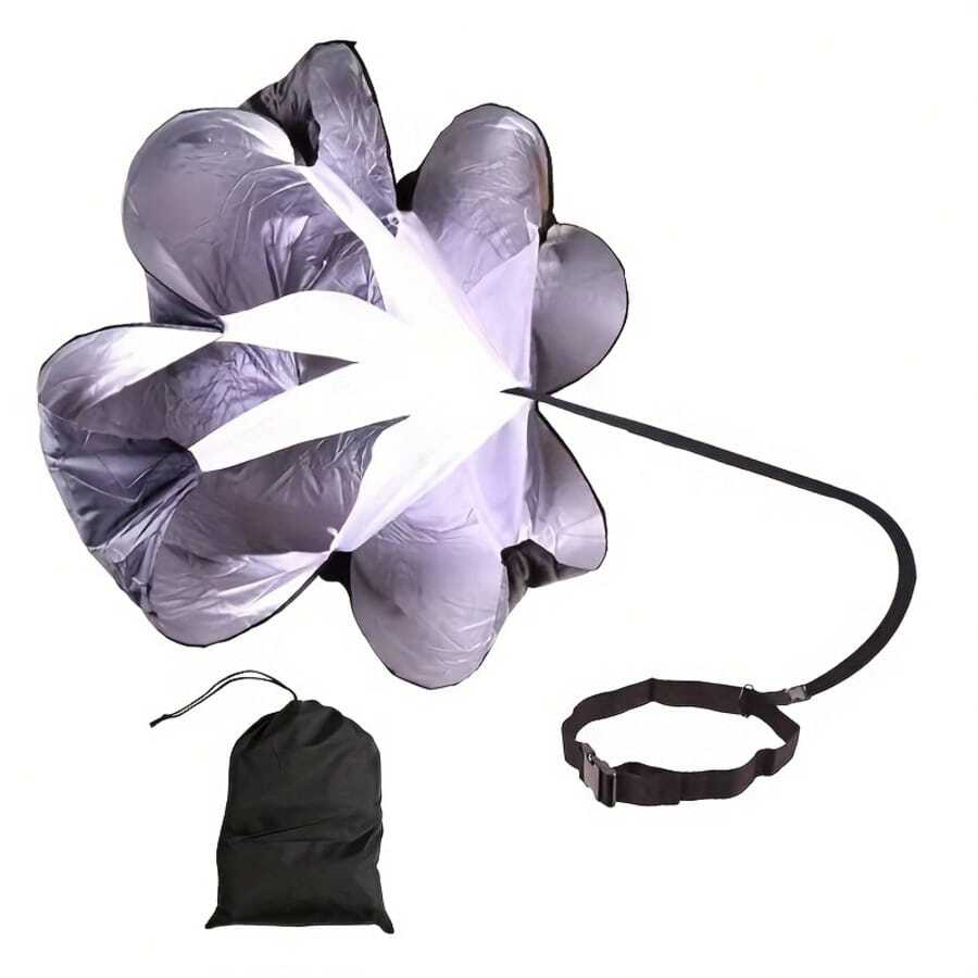 1pc Adjustable Waist Football Training Resistance Parachute, Strength & Speed Training Weighted Chute
