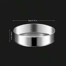 Stainless Steel 40/60 Mesh Flour Sifter - Rust-Resistant Ultra-Fine Sieve For Baking Powder, Sugar, And Vanilla | Overlock Kitchen Sifter, Round Stainless Steel Flour Sifter, 15cm And 20cm Stainless Steel Icing Sugar Strainer, Professional Fine Mesh Kitchen Flour Sifter - Silver - View 11