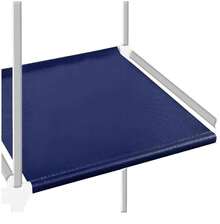 Closet Armable, Armario Organizador, Rack Organizador con Lona Anti-Polvo, Para Ropa, Bolsas y Zapatos, Fácil de Armar, Compacto, Para Habitación - azul real - Ver 6