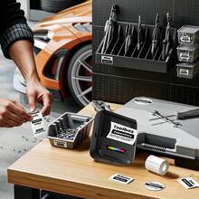 Portable Thermal Label Printer, Wireless Label Maker, Compatible With IOS & Android, For Small Business, Office, Home, Clothing, Supermarkets, Jewelry, And Food Industries, Includes 1 Roll Of 40*20mm Labels