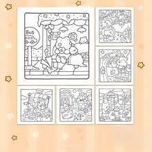 1 كتاب تلوين "لطيف الأحضان" يتميز بشخصيات حيوانات جذابة، والتي يمكن أن تساعد في تخفيف الضغط، وتعزيز الإبداع الفني، وتحسين مهارات الرسم، وتعزيز الإدراك اللوني. ضروري للموسم المدرسي. لوازم مدرسية، العودة إلى المدرسة