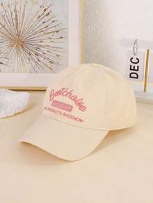 1pc Unisex Letter Thickened Best Choice 3D Embroidered Fashion Baseball Cap - A - View 6