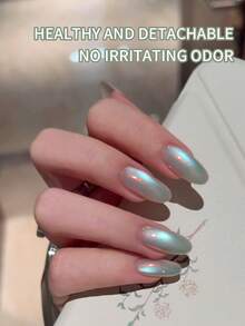 annies 10ml/1件 琉璃海猫眼磁力凝胶指甲油 可卸UV LED亮光 半永久闪光绿玻璃珠猫眼美甲DIY - 彩色 - 查看 5