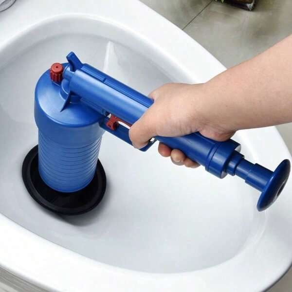 Schwerlast-Pumpen-Abflussreiniger - Kraftdruckpresse für verstopfte Toiletten, Spülen und Bodenabläufe | Schnelles Entblockungswerkzeug für Haare, Fett und Schmutz