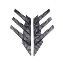 2pcs Car Rear Window Side Spoiler Covers Windshield Visor Vent Covers Decorative Accessories - Carbon Fiber Black - View 13