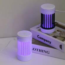 1 件装电动灭蚊灯紫外线灭虫器 USB 5V 夏季苍蝇拍杀虫灯露营