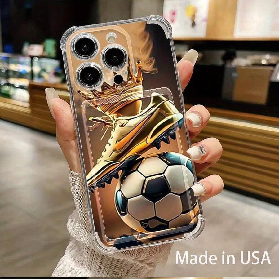 Funda transparente para teléfono con ranura para tarjetas, compatible con phone 16, 15, 14, 13, 12 y 11 - Colores mixtos 1 - Ver 1