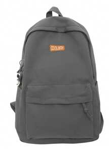 男女通用大容量多层背包，多功能休闲学生背包，轻便短途旅行行李包。此配件仅用于拍摄效果，实际产品不包含。