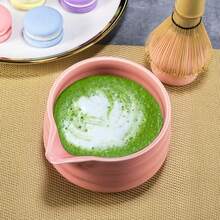 5-Piece Matcha Eggbeater Set - Matcha Set Includes Matcha Eggbeater And Bowl (Matcha Bowl), Sieve, Stand, And Spoon - Complete Set Of Matcha Lattes And Matcha Enthusiasts Gift Japanese Tea Making Tools In 4 Colors