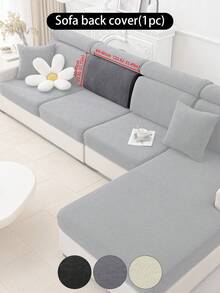 1pc Black Waterproof Sofa Seat Cushion Cover, All-Season Modern Minimalist Sofa Pad, Scratch-Resistant, Anti-Slip, Dust-Proof, Washable Sofa Slipcover, Suitable For Autumn Decor, Room Decor, Back To School, School Supplies - Grey - View 15