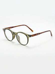 Top Brand Classics Style Hand-Made Round Acetate Glasses For Men Women Retro Optical Eyeglasses Frame Men Accessories - Nhiều màu - Xem 4