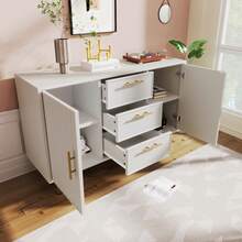 Vanities & Vanity Benches - White + Particle Board - View 10