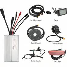 Watertight, 1000W Electric Bikes Motor Controller Kit With S900 Display Meter, Multifunctional Motor Controller - initial - View 6