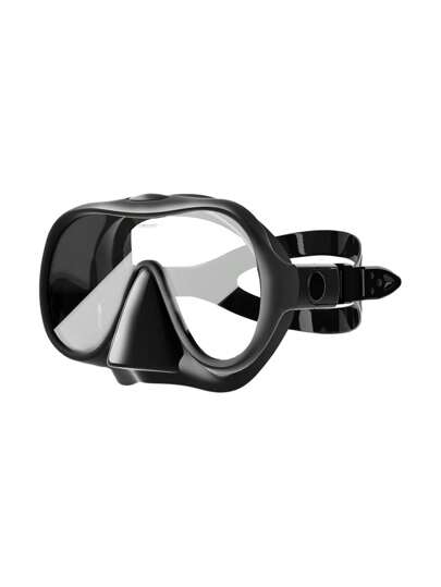 Frameless Scuba Diving Mask For Adult ,Tempered Glass,Anti Fog Swimming Goggles With Nose Cover,No Leaking Clear Snorkel Dive Mask 180 Wide View