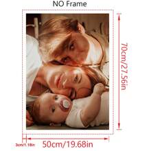 1 Customized Canvas Poster With DIY Frame Or Frameless Poster, Print Your Personalized Photo As A Gift On Canvas, Wall Decoration Painting, Mural, Hanging Painting, Canvas Printing, Canvas Poster, Canvas Wall Decoration, Poster Printing. It Is The Perfect Gift For Boyfriends, Family, Sons, Daughters, Students, Pets, Family, Birthdays, Weddings, Anniversaries, Suitable For Living Rooms, Bedrooms, And Offices