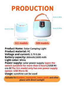 太阳能 LED 充电灯、应急、照明、家用、便携式、超亮、夜市摊位、地面摊位、停电、户外、备用灯泡、帐篷灯、USB 充电、露营灯、遥控