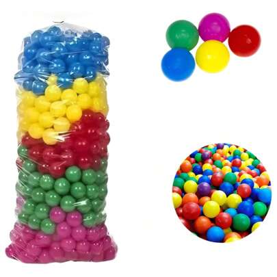 Bolinhas Para Piscina - Saco Com 100 Bolinhas Coloridas P/piscina