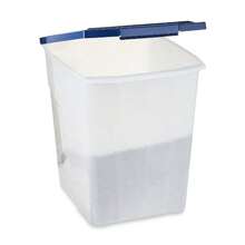 Plastic Pet Food Storage Container With Locking Lid, 25 Lb Capacity - 25lbs - View 2