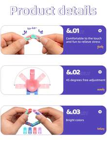 2/12/24Pcs Random Color Fidgets Wacky Tracks Fidget Toys - Autism Snap Fidget Click Snake Toys For Adults Travel Stress Relief ADHD - Birthday Goodie Bag Fillers - Snap And Connect Sensory Toys For Parties