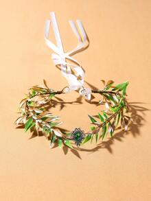 1 件女士花卉装饰头带和发饰，适合婚礼、旅行 - 彩色 - 查看 2