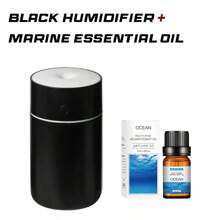 1 pieza Humidificador de aire mini inalámbrico de 230ml de colores con micrófono frío - Super silencioso y portátil para dormitorio, coche, oficina - Batería de 1200mAh incluida, regalo de cumpleaños