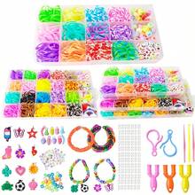 32色橡皮筋编织套装，DIY橡皮筋手链套装，适用于40、36、28、24、15格编织，可用于制作手链、礼品和工艺品 - 盒裝3 - 查看 3
