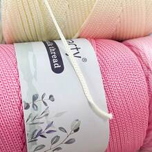 2 Pcs High-Quality Chunky Hollow Yarn - Soft, Durable And Breathable, Suitable For DIY Crochet, Knitting And Sewing Projects - Multifunction Craft Yarn In Various Colors, Total Weight 16.23oz (460g) - Multicolor - View 4