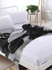 Kawss Kawaii Kaw Animation Theme Flannel Blanket - ,Print Blanket Living Room, Sofa And Travel - Gorgeous Mixed Color Gifts For Friends And Family, Double-Layer Blanket Comfortable Bedroom Decoration