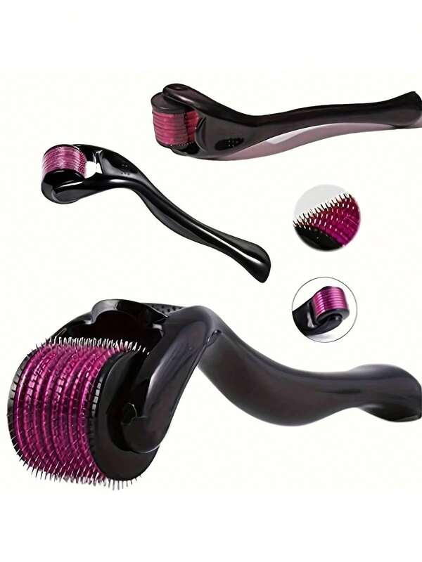 1 Peça 540 Agulhas Micro Derma Roller 0,5mm para Cuidados com a Pele do Rosto, Cuidados com os Cabelos, Ferramentas de Beleza para Mulheres e Homens