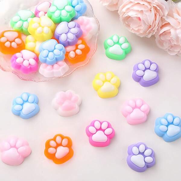 2/6/12/18/24/30/36/42/50pcs Mini Cat Claw Squeeze Toys, Children Party Favors, Gift Bags/Boxes/Classroom Prizes, Suitable For Halloween, Christmas, Easter, Boys And Girls