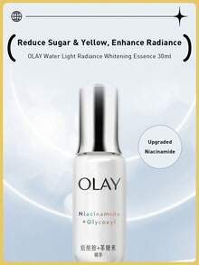 Olay 6毫升烟酰胺+甘醇酸亮肤精华，便携设计，适合所有肤质，具有保湿滋养功效，维生素C和E协同作用，打造水润透亮肌肤，适合日常使用和旅行，均匀肤色，减少泛红和暗沉，完美实现光泽亮丽，适合干性肌肤，最佳抗衰老护肤产品。 - 精華液6ml - 查看 6