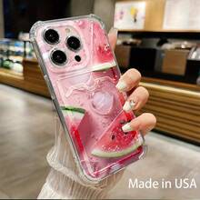 Funda para móvil con ranura para tarjetas. Compatible con phone 16, 15, 14, 13, 12 y 11. Permite guardar tarjetas y fotos. Diseño elegante y sencillo, transparente, esquinas reforzadas, anticaídas, con orificios para tarjetas. - Colores mixtos 1 - Ver 6