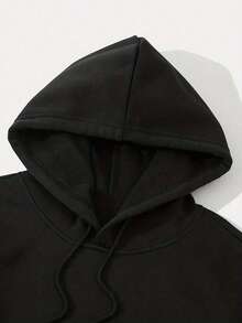Herren Große Größen Lässig Hoodie, Grafik, Urban Street Style, Lässler Sport, Herbst/Winter Langarm Hoodies
