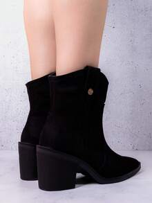 Botines para mujer color negro - Negro - Ver 4