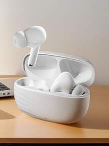 True Wireless Earbuds, Earphone, Headphone, Air Poods- Compatible With Apple & Android, Built-In Microphone, Sweat Resistant Earphones, Up To 24 Hours Of Battery Life- White,Ear Phones>Wireless,Air Poods