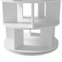 Shoe Rack, Rotating, White Round, 5 Levels, Height 115, Width 60 - 1 - View 11