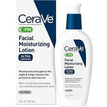 Loción humectante facial CeraVe PM de ultra baja densidad 3oz / 89ml - Multicolor - Ver 2