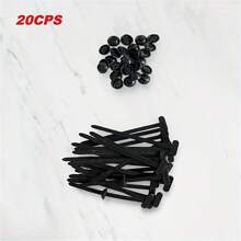 10/30/50/100pcs Buckle Heart Screws, Vehicle Splash Guard Screw Replacement, Heavy Duty New Universal Nylon Tie Wraps, Suitable For Car And Truck Lashing Fasteners